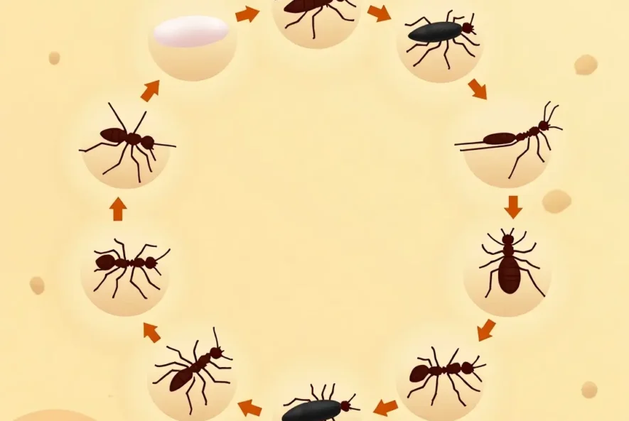 Life cycle of pest prevention
