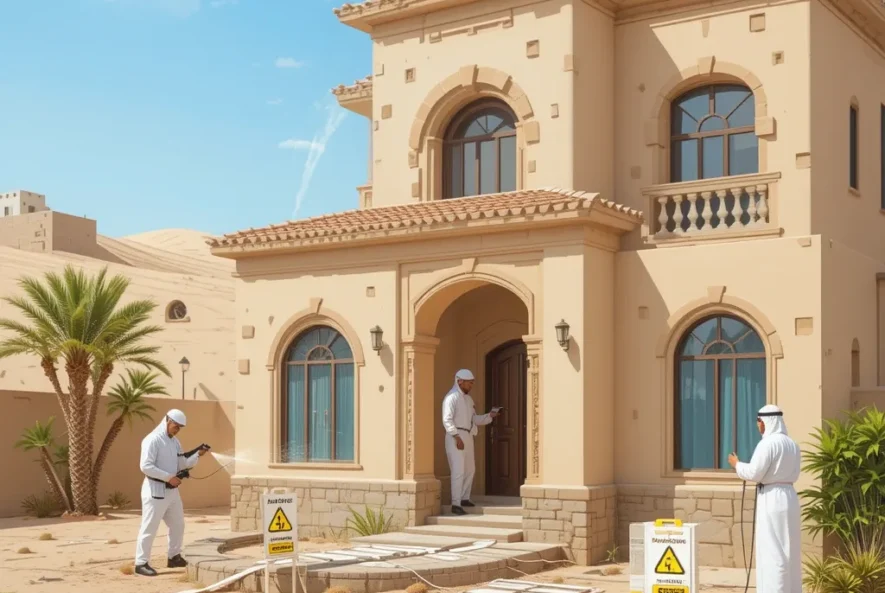 Termite control in Saudi home